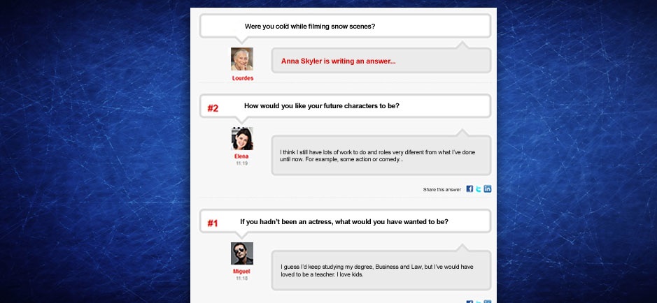 Dilmot Questions and Answers, Interviews on-line